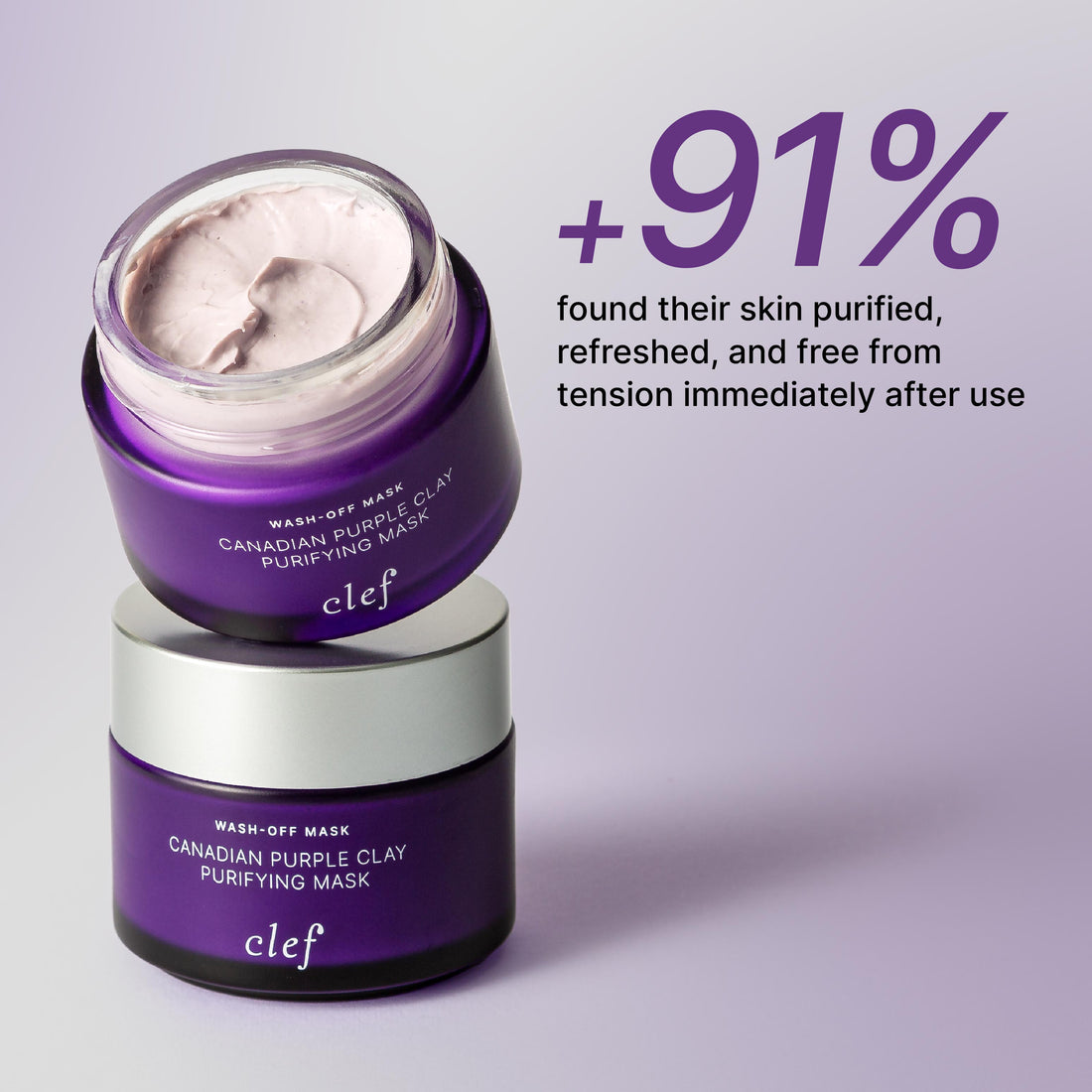 CLEF Canadian Purple Clay Purifying Mask