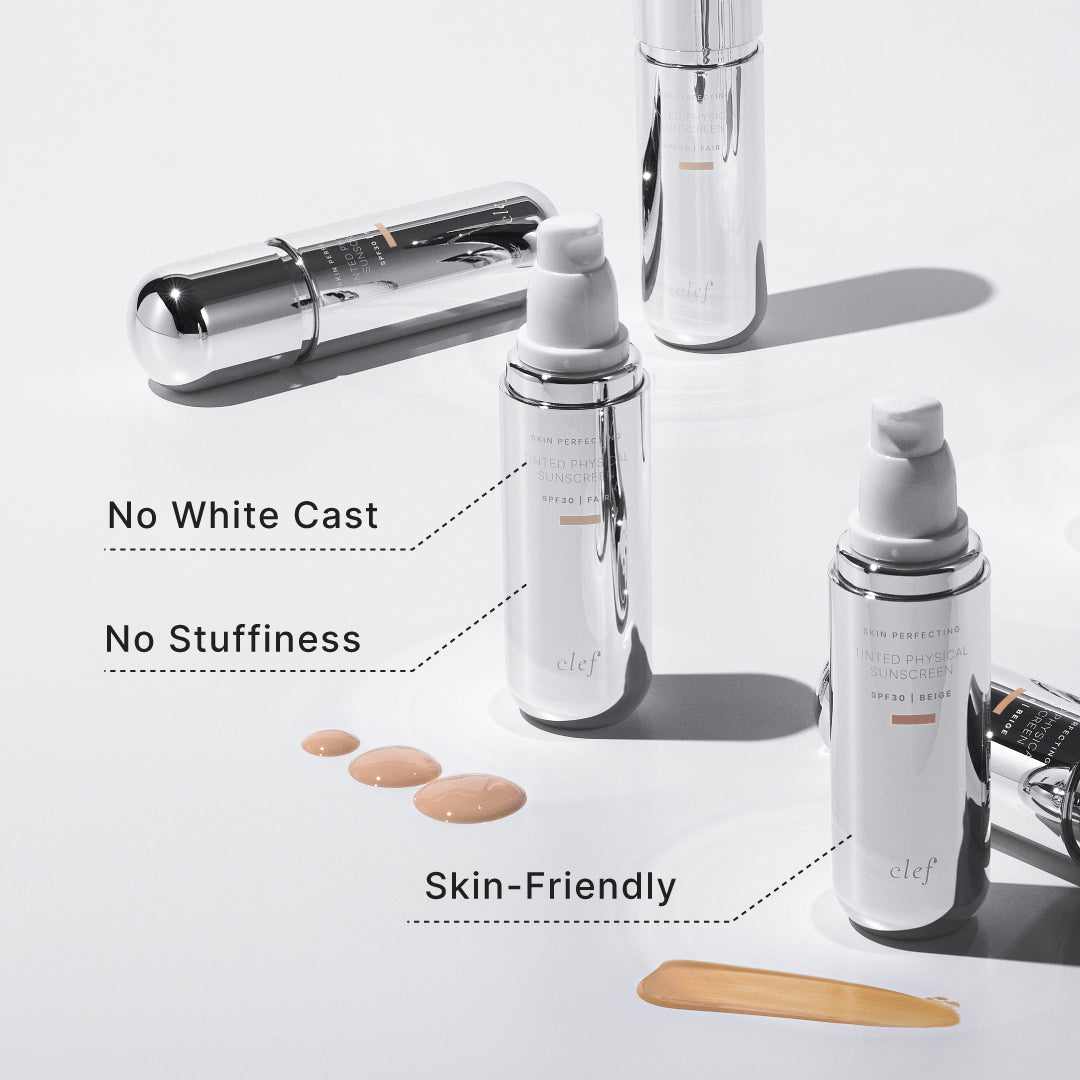 CLEF Sensitive Skin Set + FREE Makeup Puff & Cleansing Puff